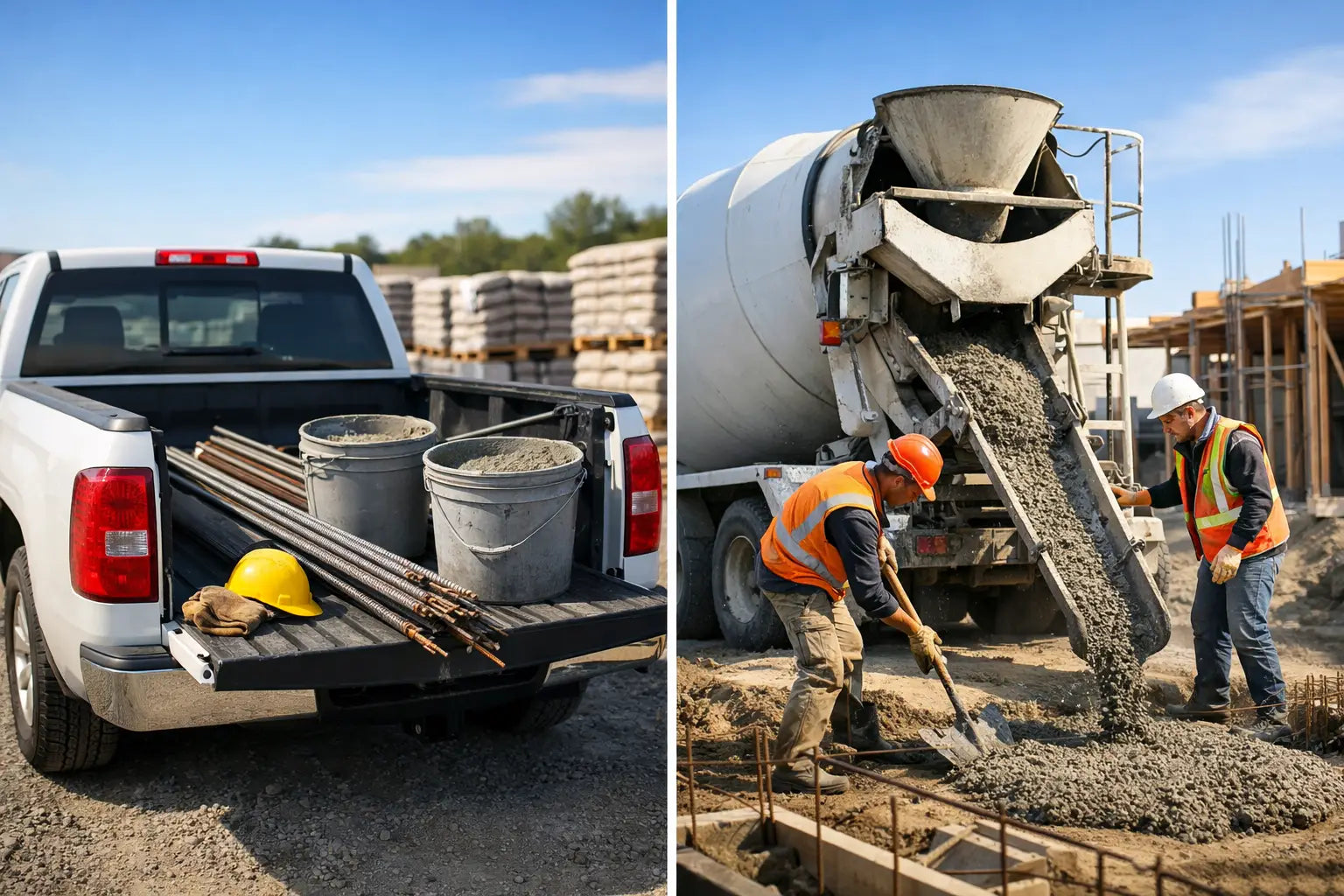 Pickup vs Jobsite Delivery for Concrete Crews