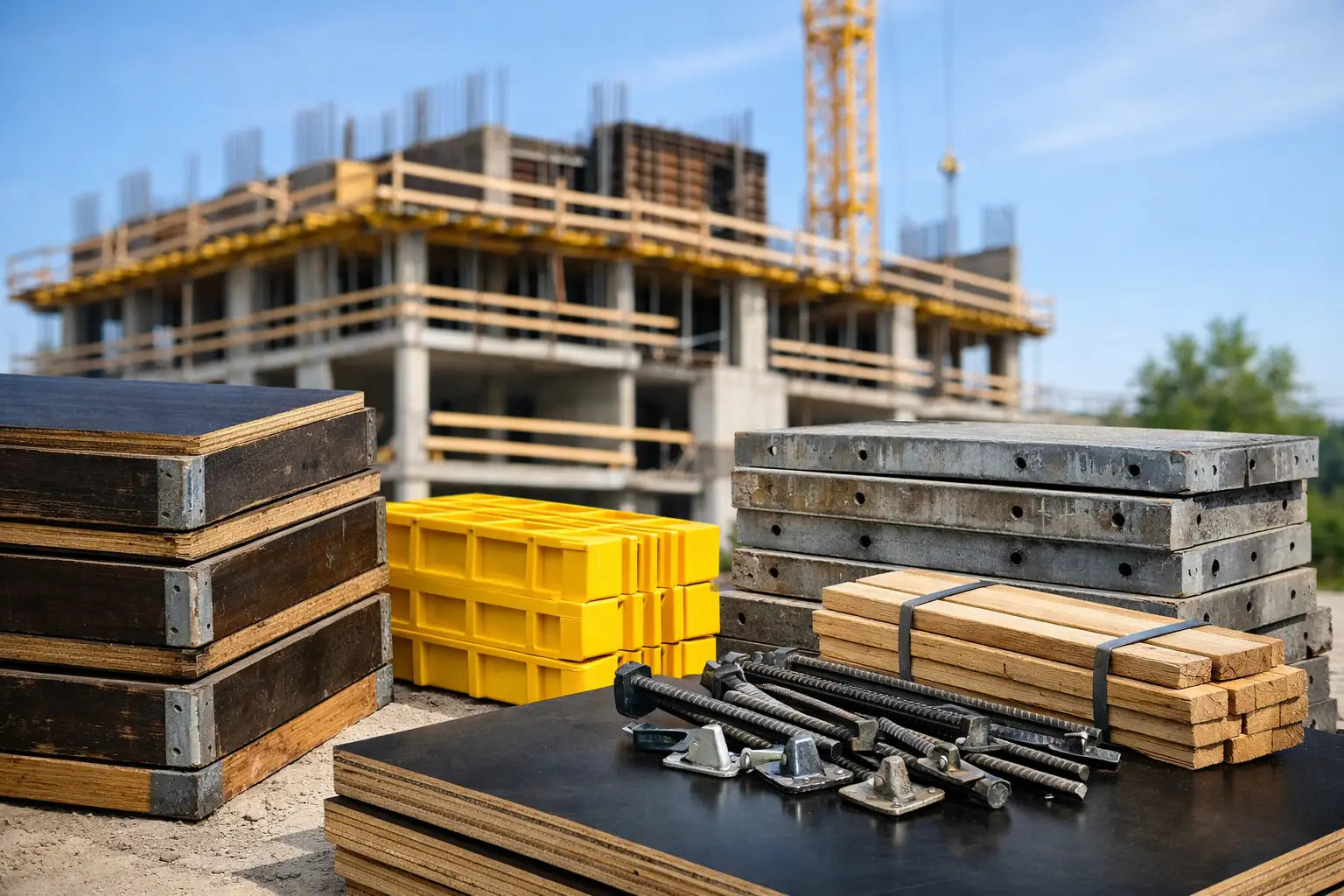Best Materials for Concrete Forming on the Jobsite