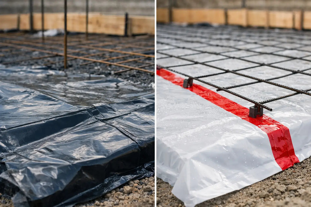 Poly Versus Vapor Barrier: What Goes Under Slabs?