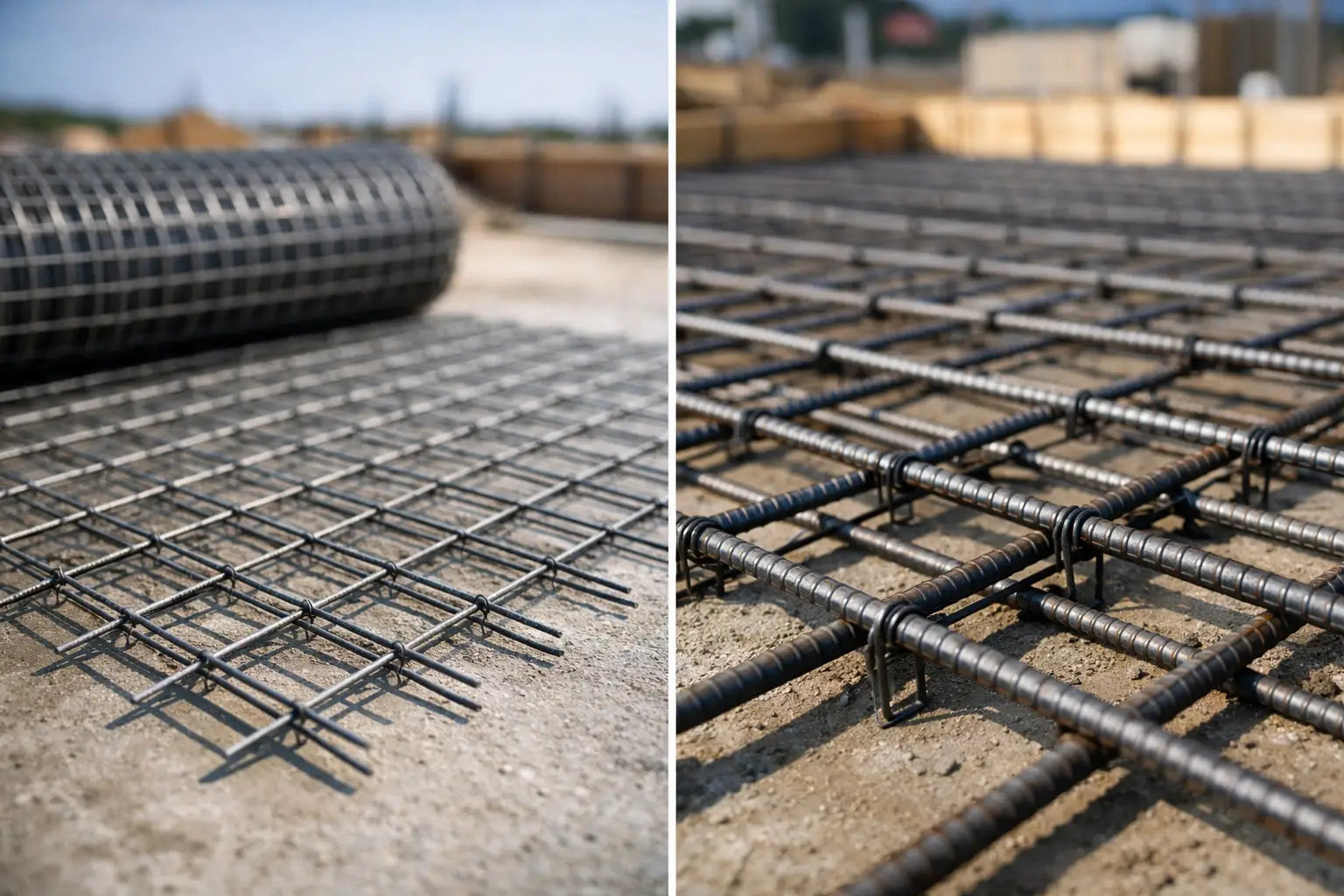 Wire Mesh vs Rebar for Concrete Slabs