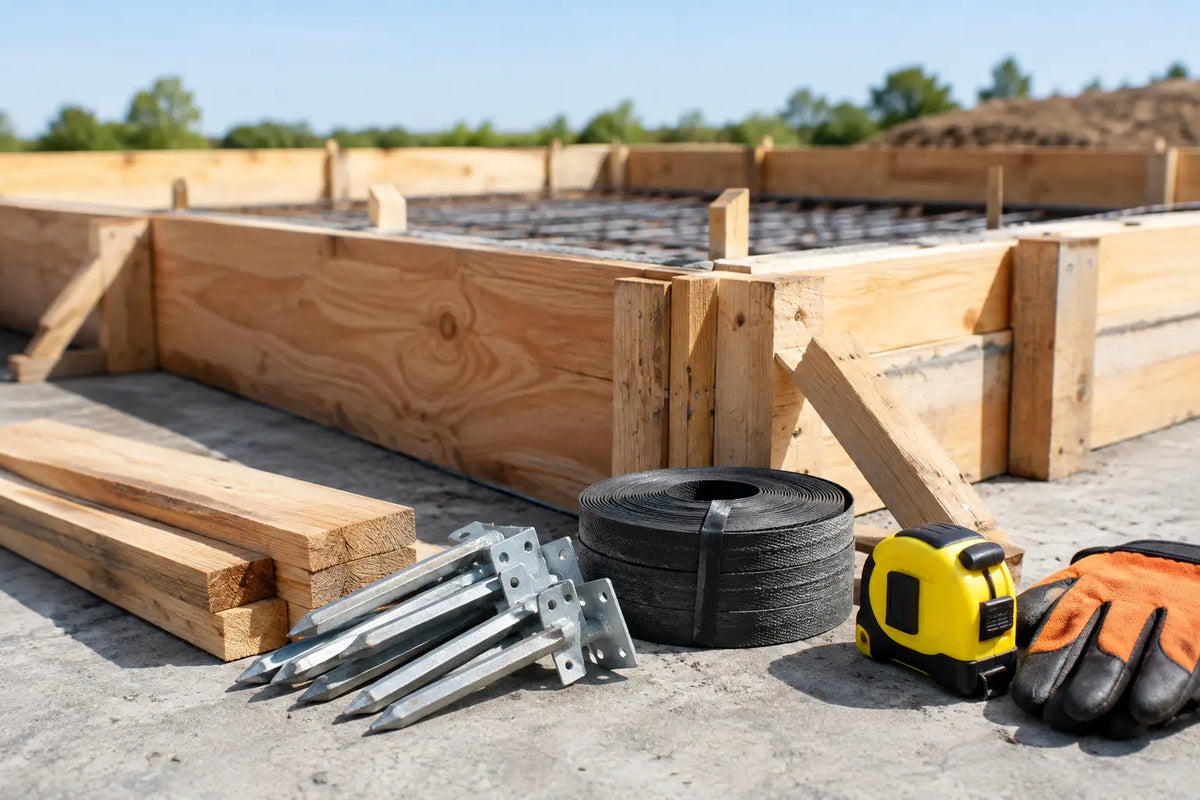 Essential Concrete Forming Supplies for Every Pour