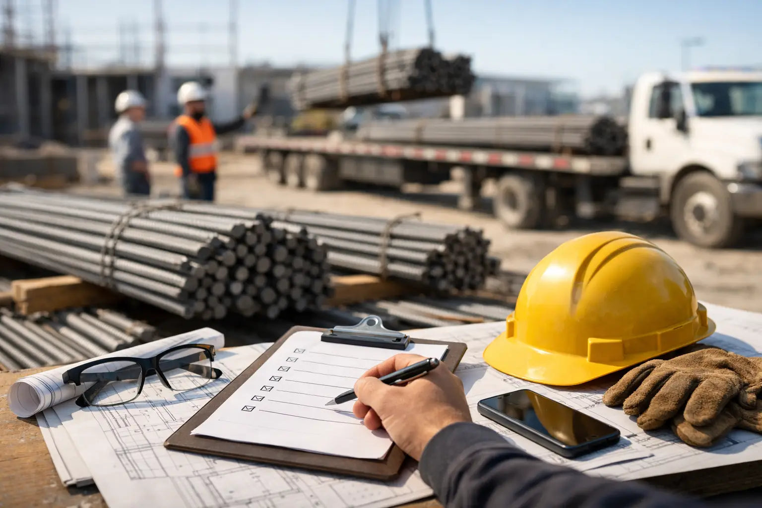 Rebar Delivery Scheduling Checklist for Crews