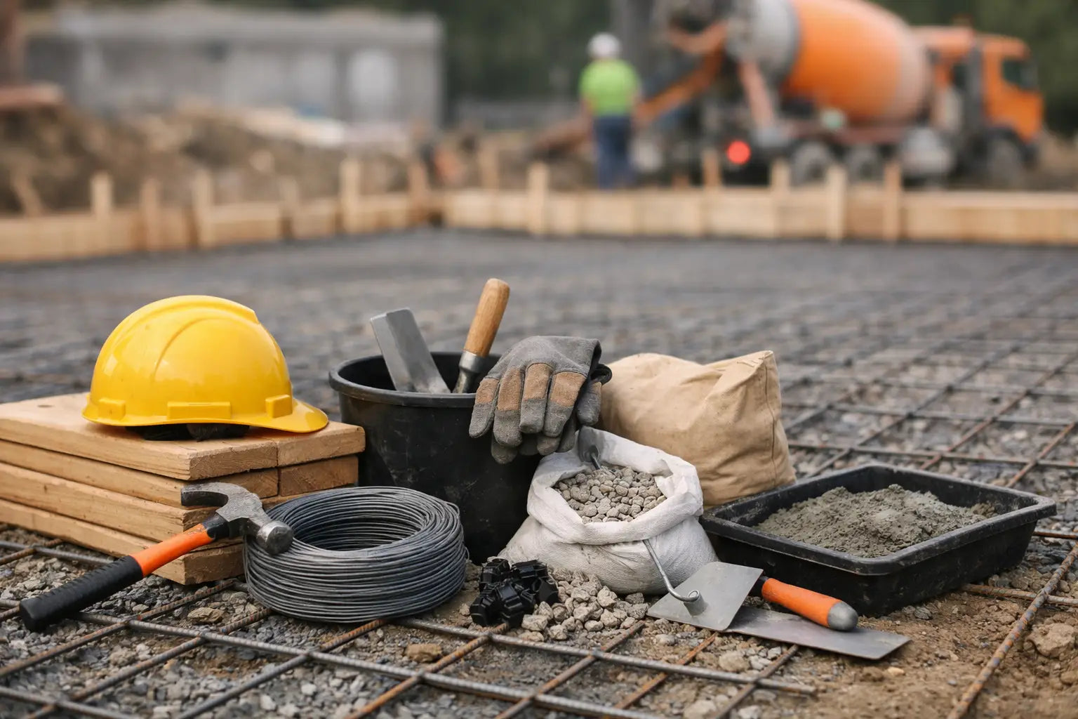 Slab Pour Material Checklist for Contractors
