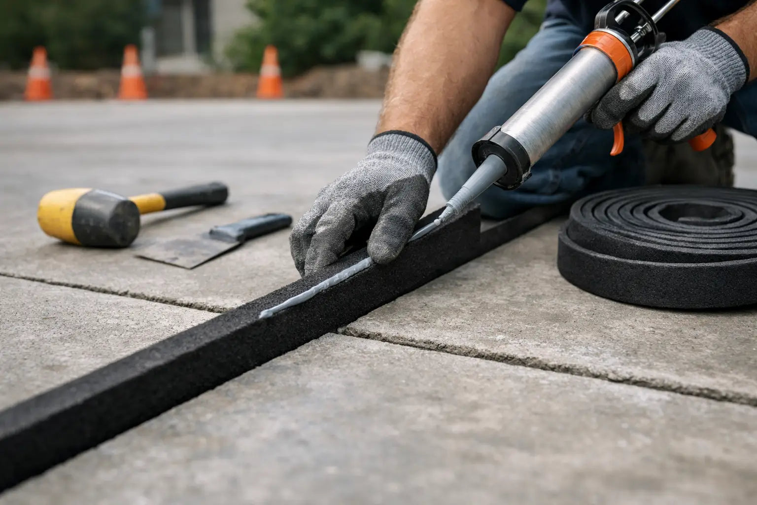 How to Install Expansion Material in Concrete