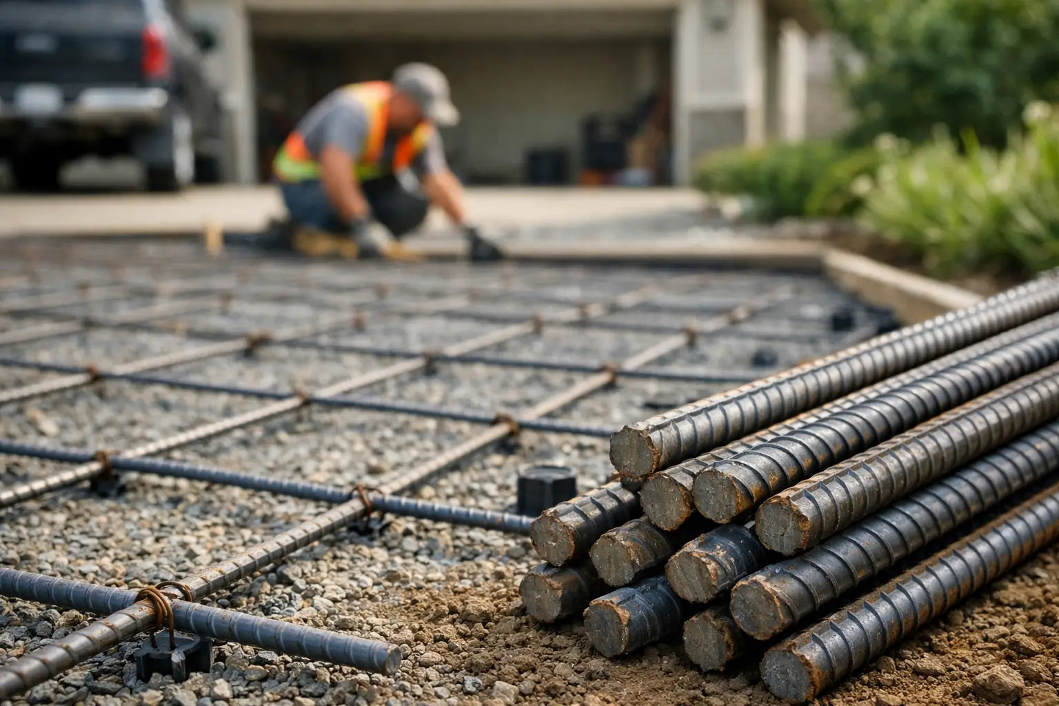 What Rebar Size Does Your Driveway Need?