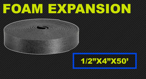Foam Expansion 1/2" x 50'