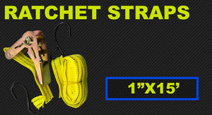 Ratchet Tie Down 1" x 15'