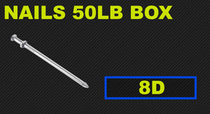 8D Nails 50 lb box