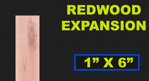1 IN X 6 IN x 14 FT Redwood
