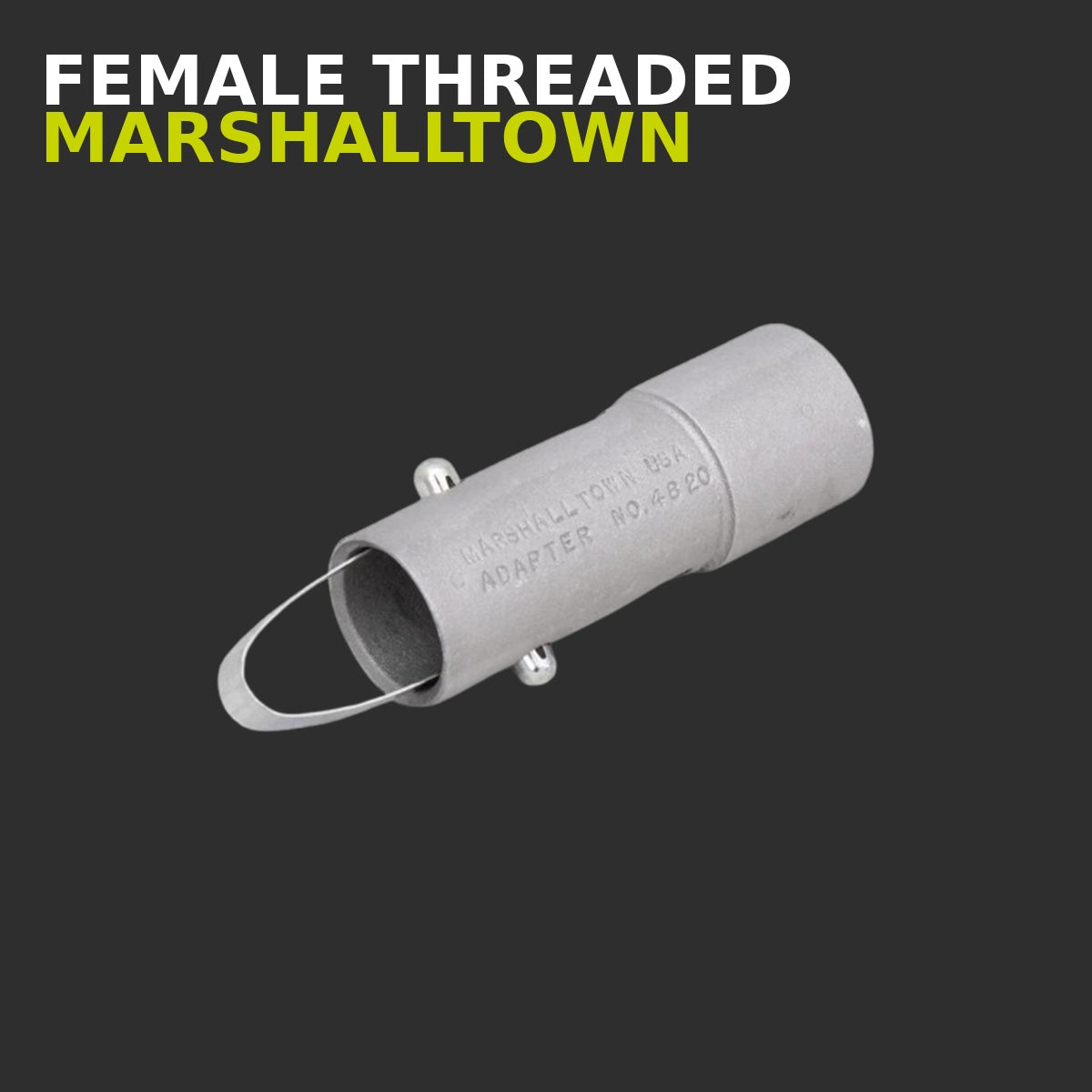 Rebar Adapter Threaded FEMALE THREADED ADAPTER PUSH BUTTON HANDLE - REBAR CONCRETE PRODUCTS