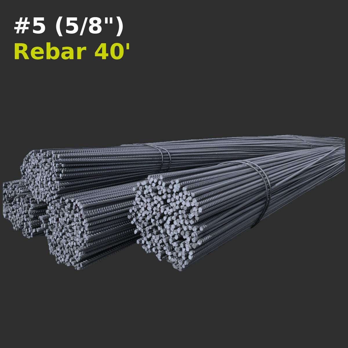 #5 (5/8") Rebar 40'