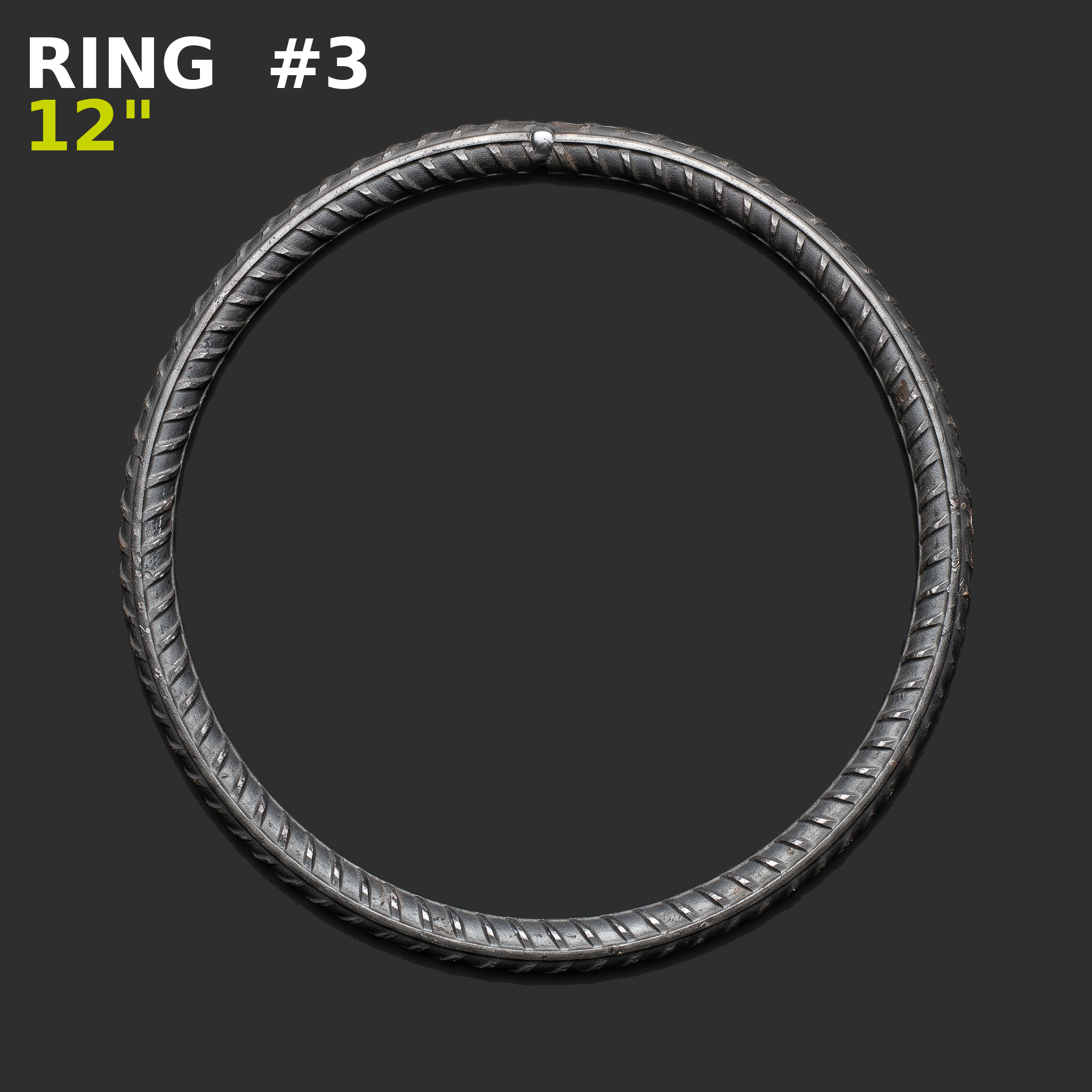 Rings 12" #3 3/8"